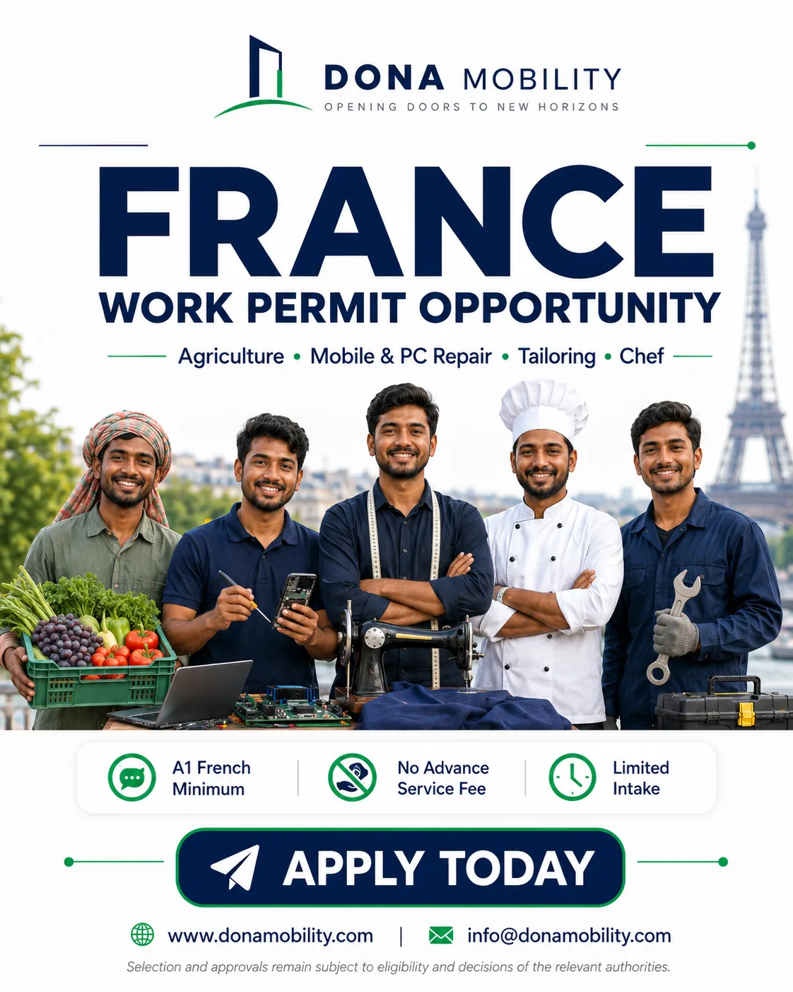 France Work Permit Opportunity